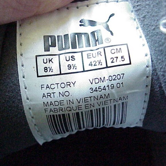 Puma White and Green Sneakers with Gray Details - Picture 8 of 8